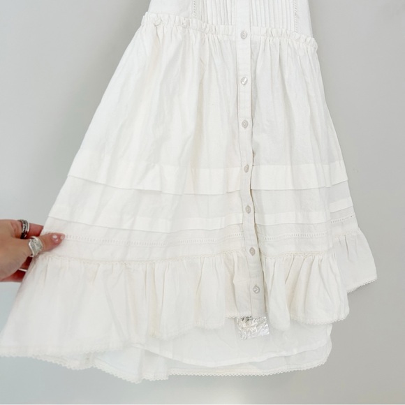 Free People Desert Days mini halter dress white NWT - Picture 5 of 16